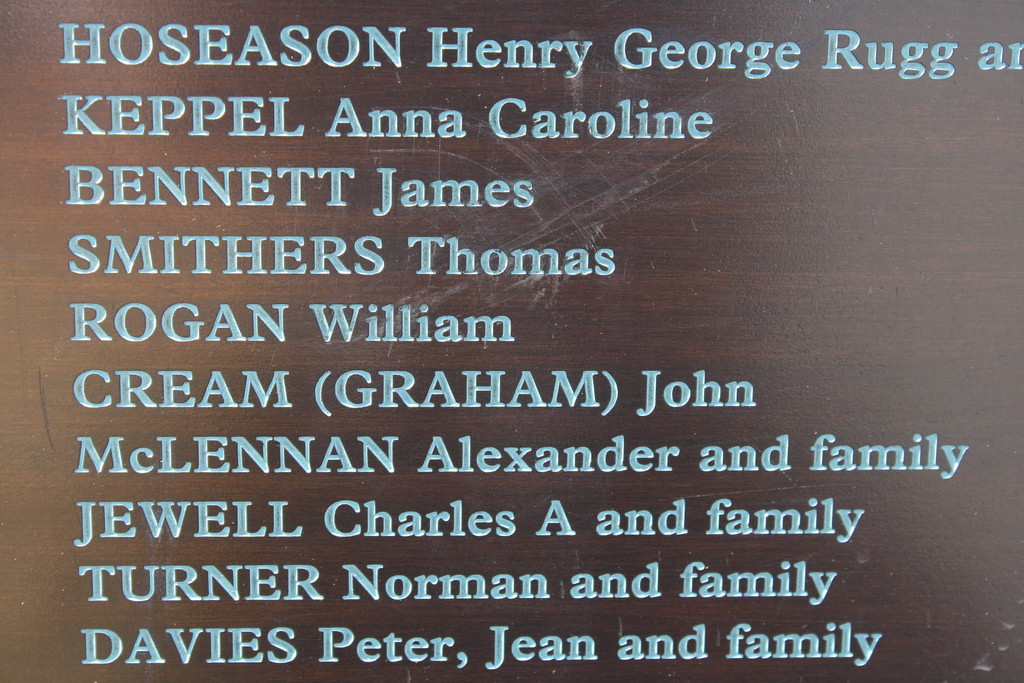 Photo of photos/Alexander McLennan & family Welcome wall Darling Harbour, Sydney
